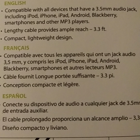 BRAND NEW Auxiliary Audio Cable - Picture 8 of 9